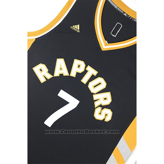 Maglia Toronto Raptors Kyle Lowry #7 Nero Or
